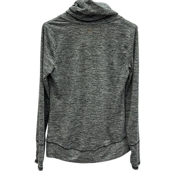 Balance Collection Cowl Neck Long Sleeve Thumb Hole Kangaroo Pocket Shirt Small - Picture 10 of 13